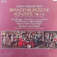 Gustav Leonhardt : Brandenburgische Konzerte Nr. 1-6 (LP)