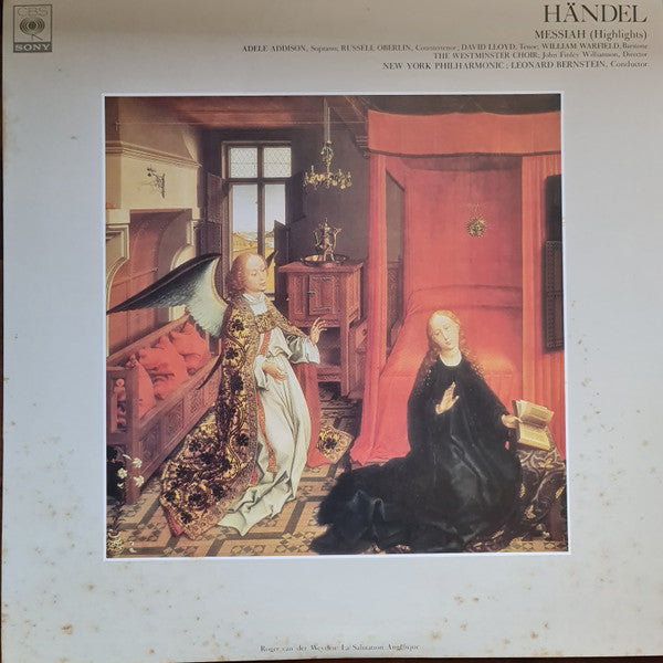 Georg Friedrich Händel - New York Philharmonic, Leonard Bernstein : Messiah (Highlights) (LP)