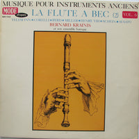 Bernard Krainis : La Flute A Bec (2) (LP)