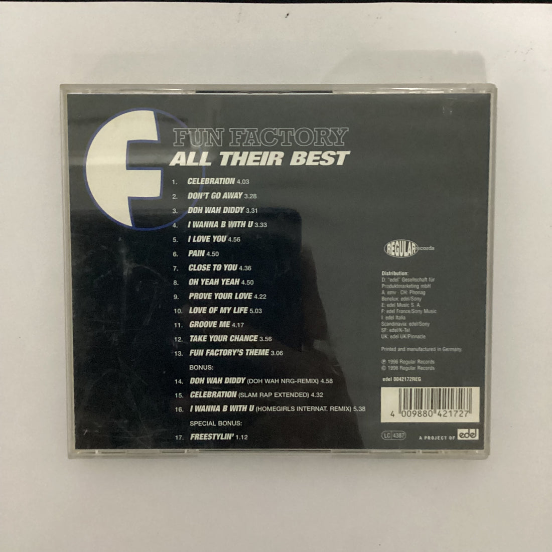 ซีดี Fun Factory - All Their Best CD VG+