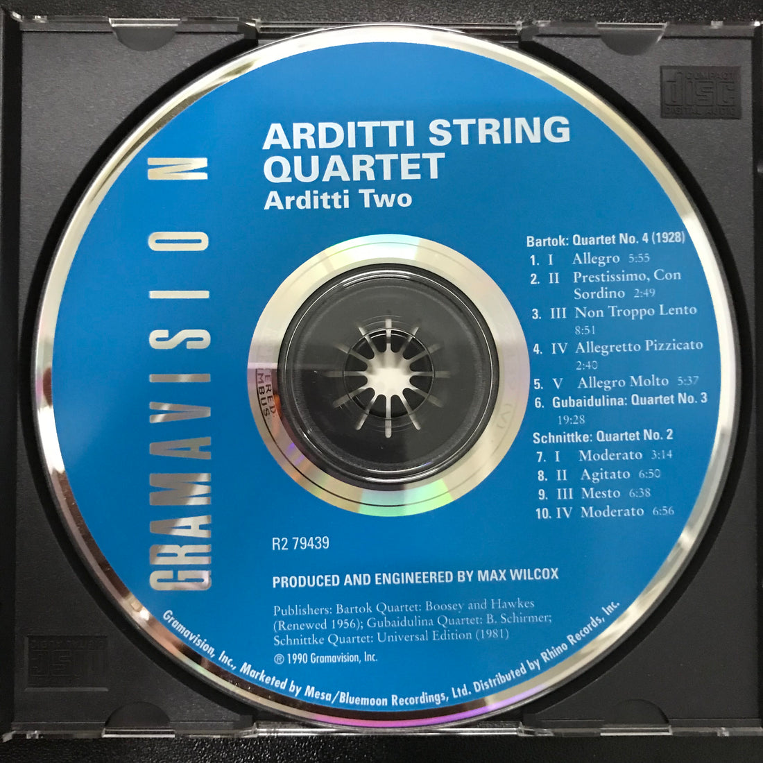 ซีดี Arditti Quartet - Arditti Two CD VG+