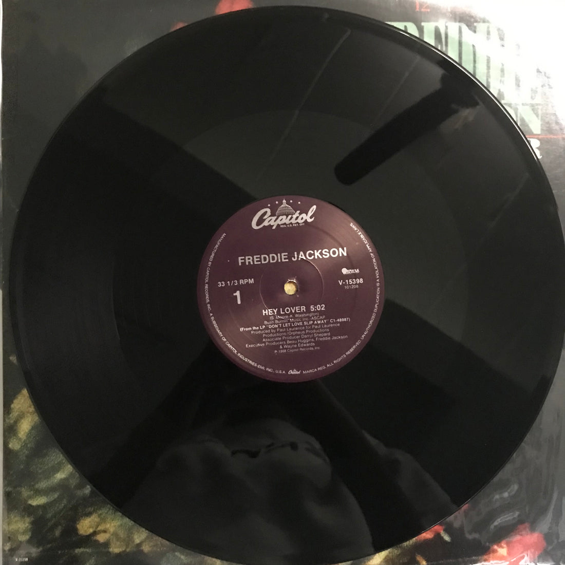 แผ่นเสียง Freddie Jackson - Hey Lover Vinyl VG+
