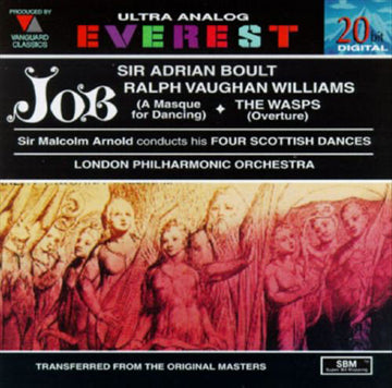 Ralph Vaughan Williams - Sir Adrian Boult / Malcolm Arnold - Malcolm Arnold, London Philharmonic Orchestra : Job "A Masque For Dancing"/The Wasps/Four Scottish Dances (CD, Comp, RM)