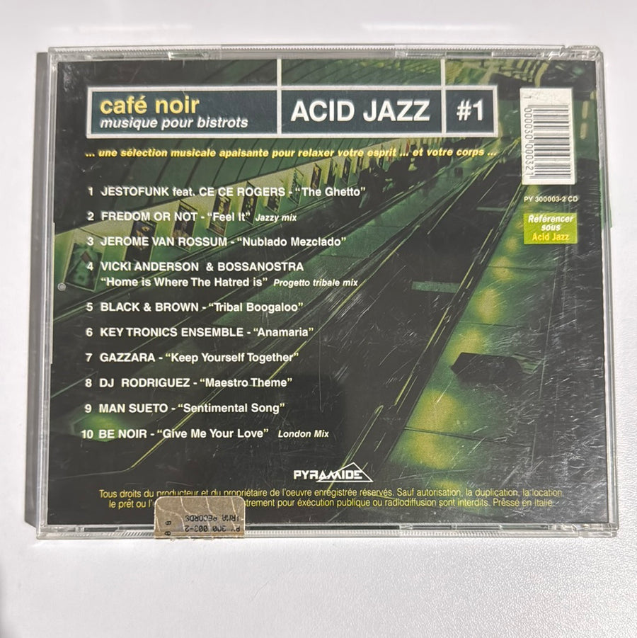 Buy Various : Café Noir - Acid Jazz Vol. 1 (CD) Online for a great price –  Restory Music