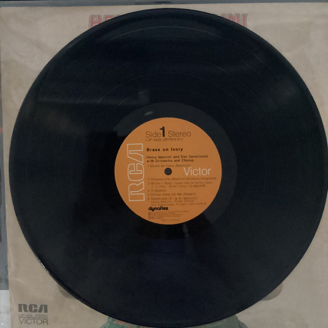 แผ่นเสียง Henry Mancini & Doc Severinsen - Brass On Ivory Vinyl VG+