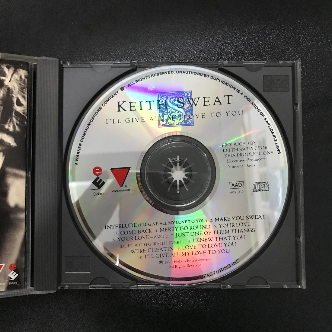 ซีดี Keith Sweat - I'll Give All My Love To You CD VG+