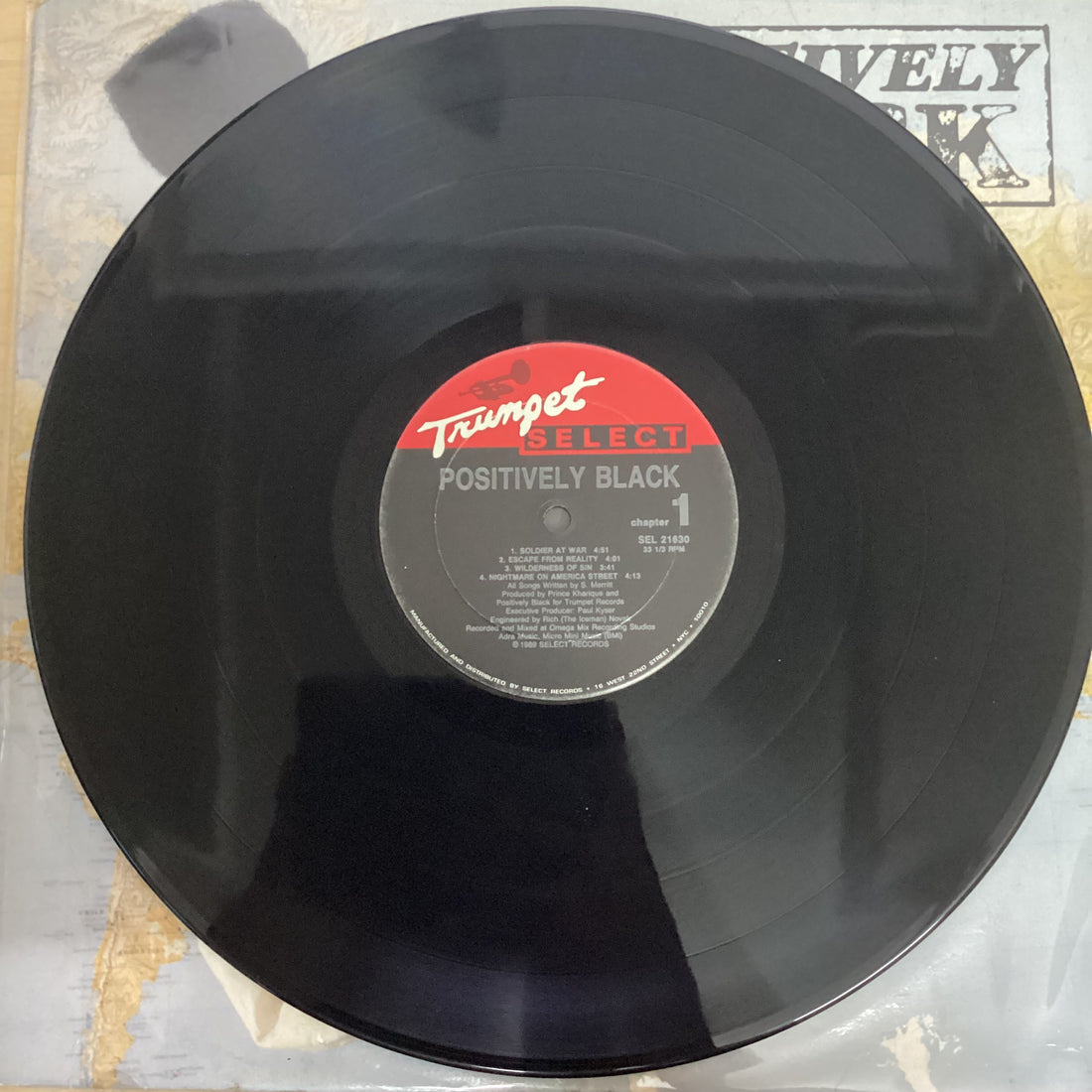 แผ่นเสียง Positively Black - Positively Black Vinyl VG+