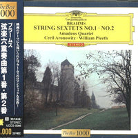 ซีดี Johannes Brahms / Amadeus-Quartett, Cecil Aronowitz, William Pleeth - String Sextets No.1 • No.2 CD NM or M-