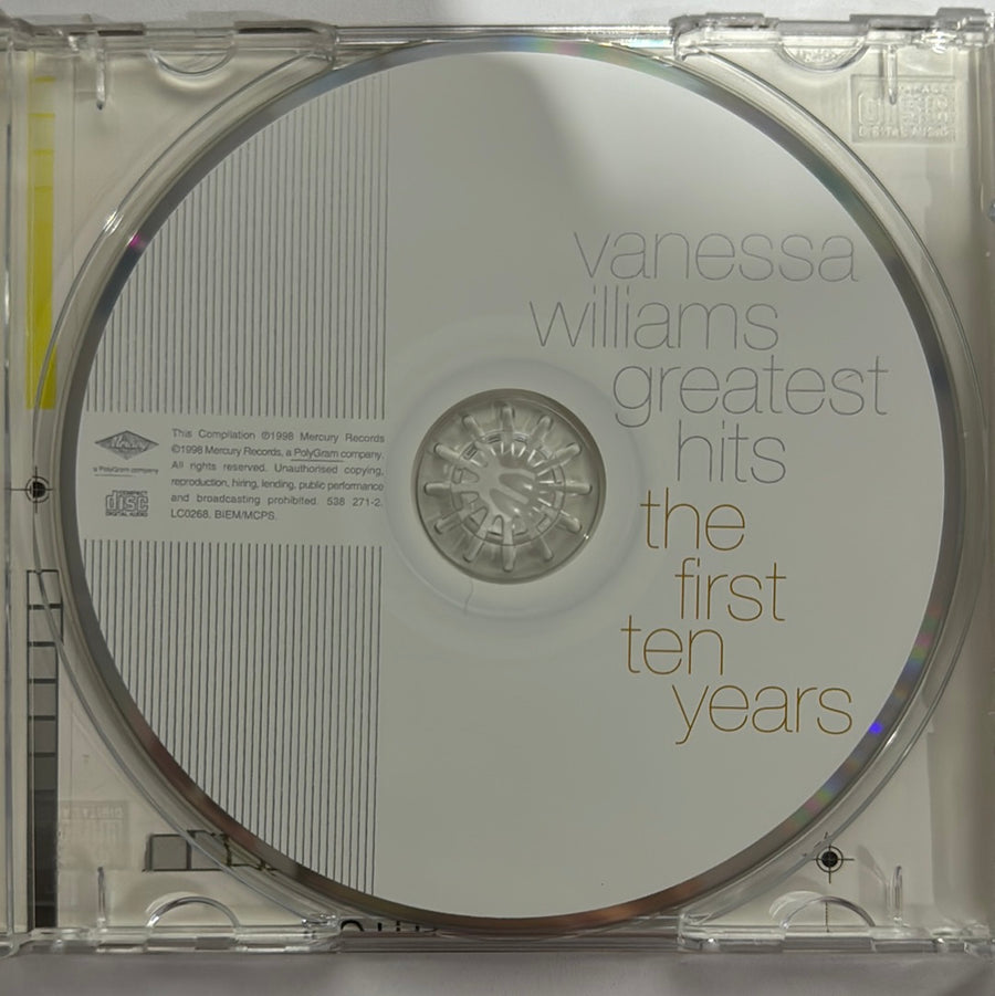 ซีดี Vanessa Williams - Greatest Hits: The First Ten Years (CD) (VG+)