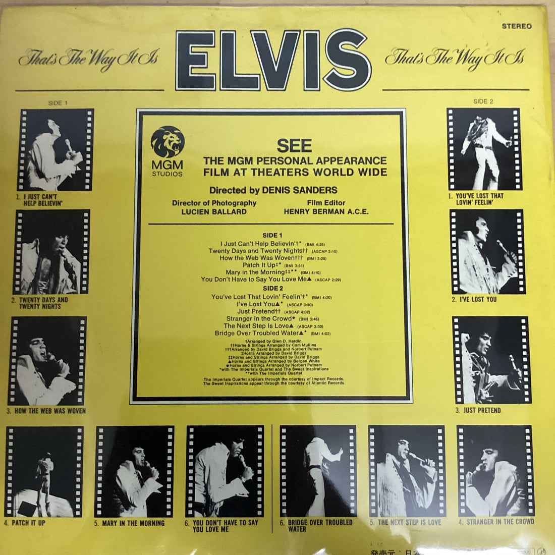แผ่นเสียง Elvis Presley - That's The Way It Is Vinyl VG+