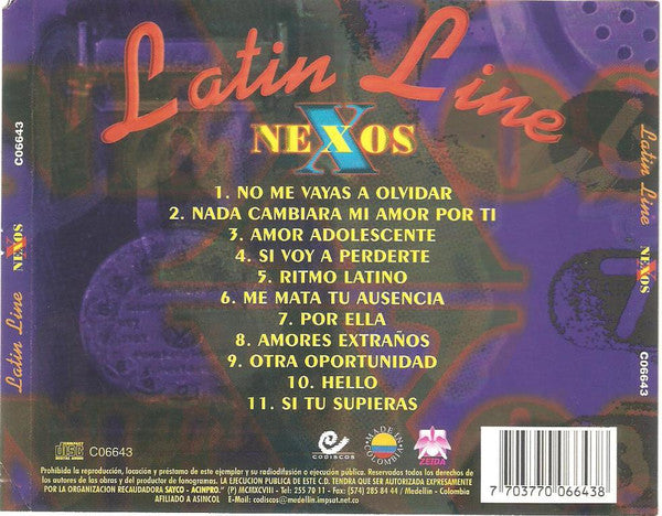 ซีดี Latin Line - Nexos CD VG+