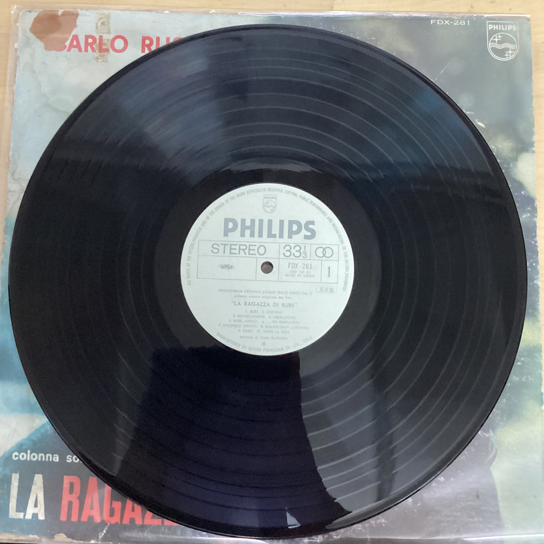 แผ่นเสียง Carlo Rustichelli - La Ragazza Di Bube Colonna Sonora Originale Del Film Vinyl VG+
