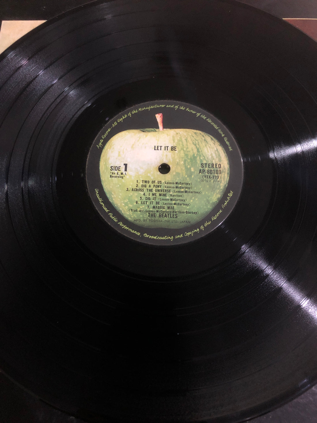 แผ่นเสียง The Beatles - Let It Be (Vinyl) (VG+)