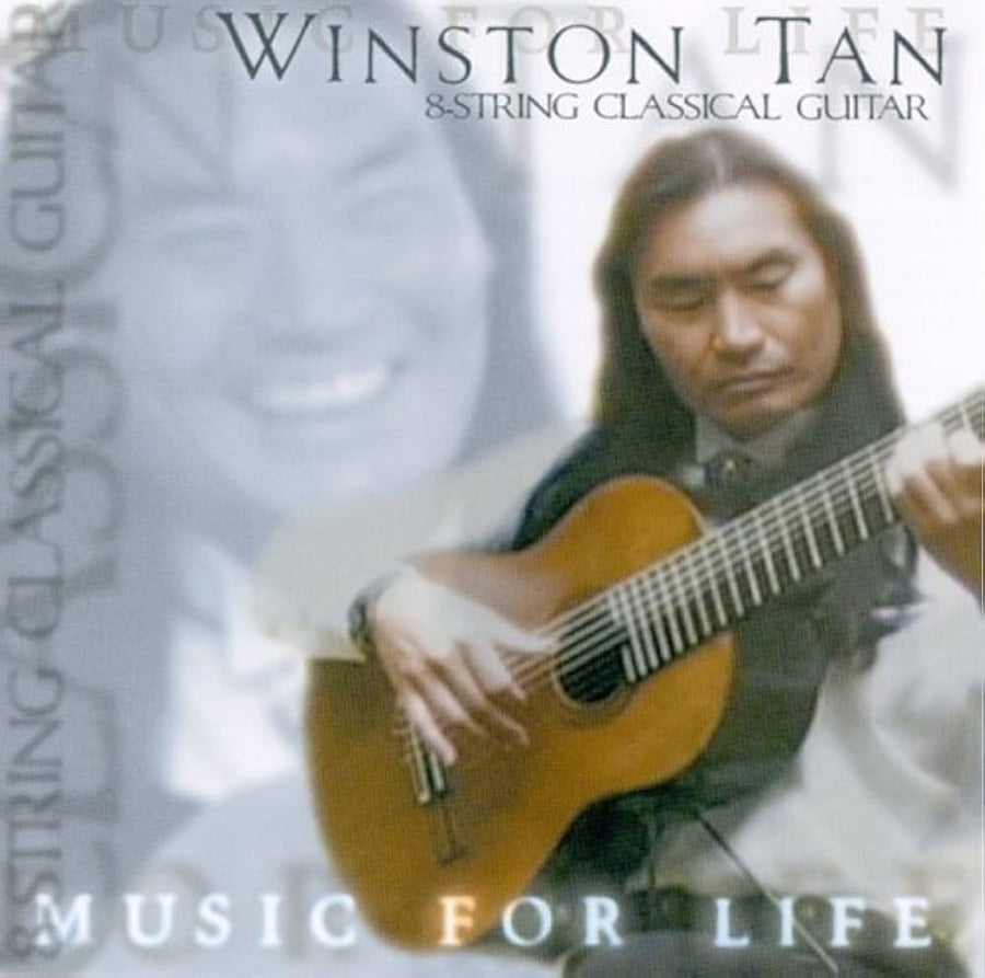 ซีดี Tan Winston - 8 String Classical guitar Music For Life CD VG