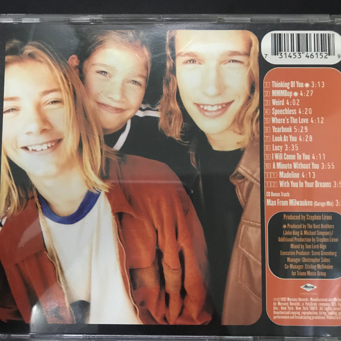 ซีดี Hanson - Middle Of Nowhere CD VG+