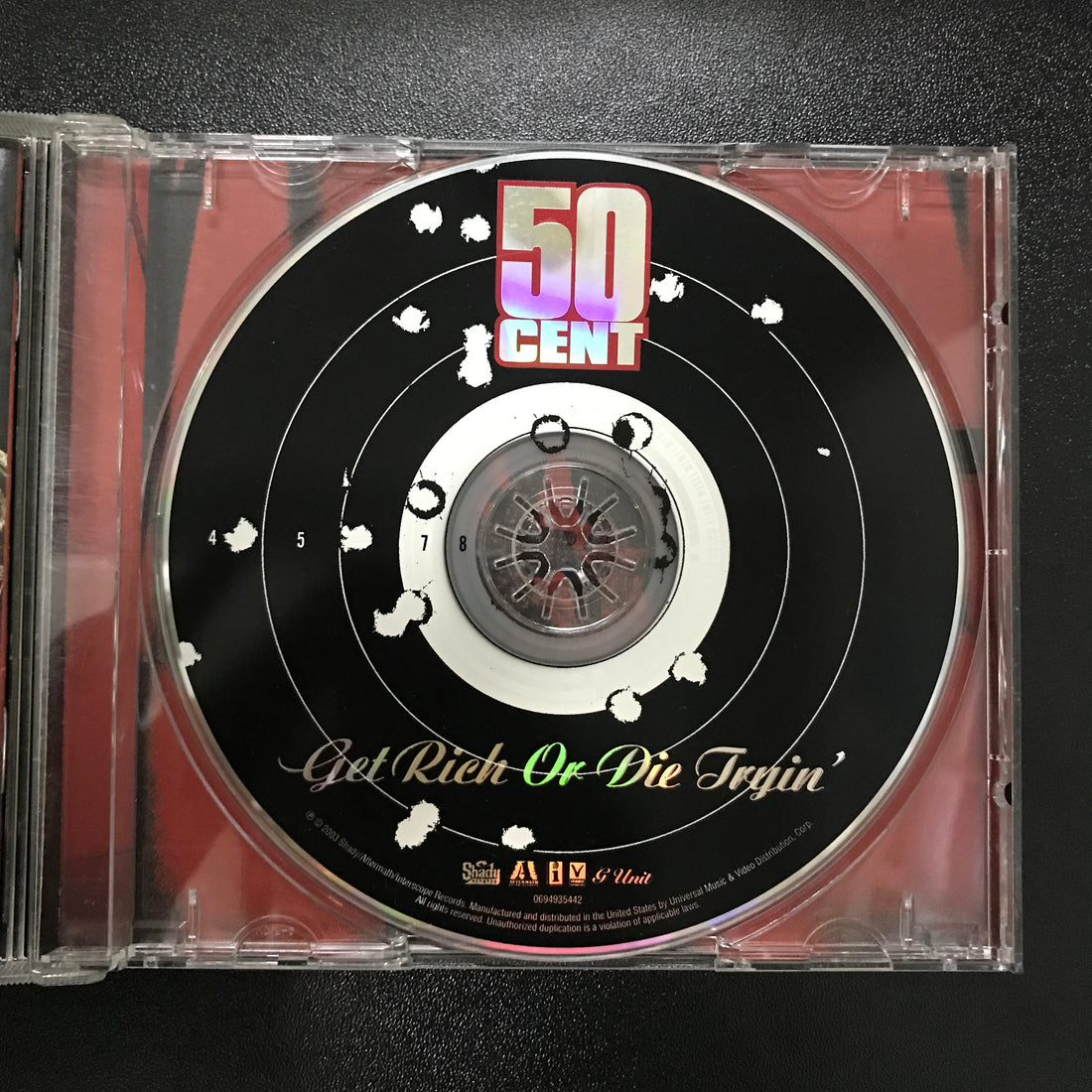ซีดี 50 Cent - Get Rich Or Die Tryin' CD VG+