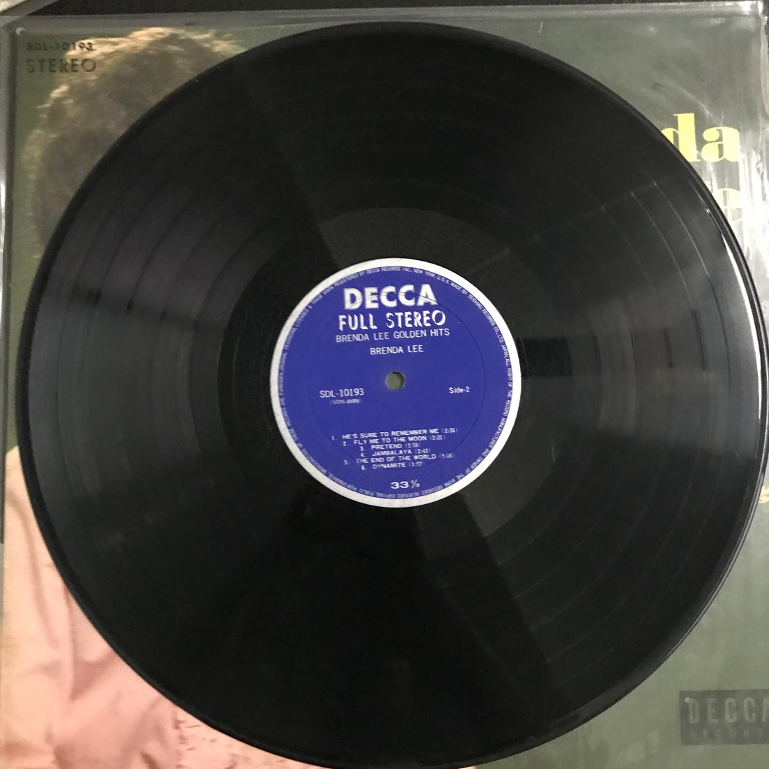 แผ่นเสียง Brenda Lee - Brenda Lee Golden Hits Vinyl VG+