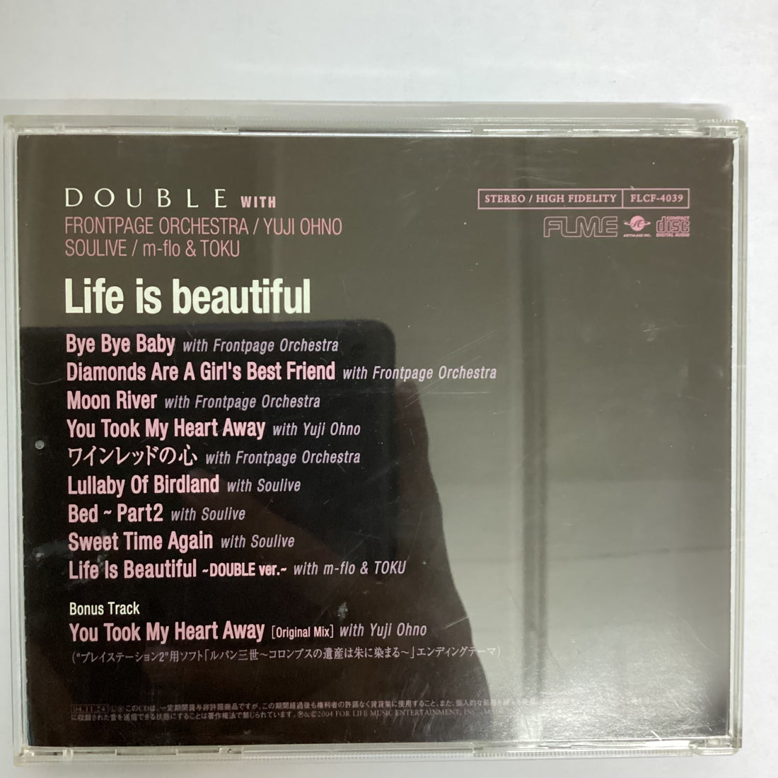 ซีดี Double - Life Is Beautiful CD VG+
