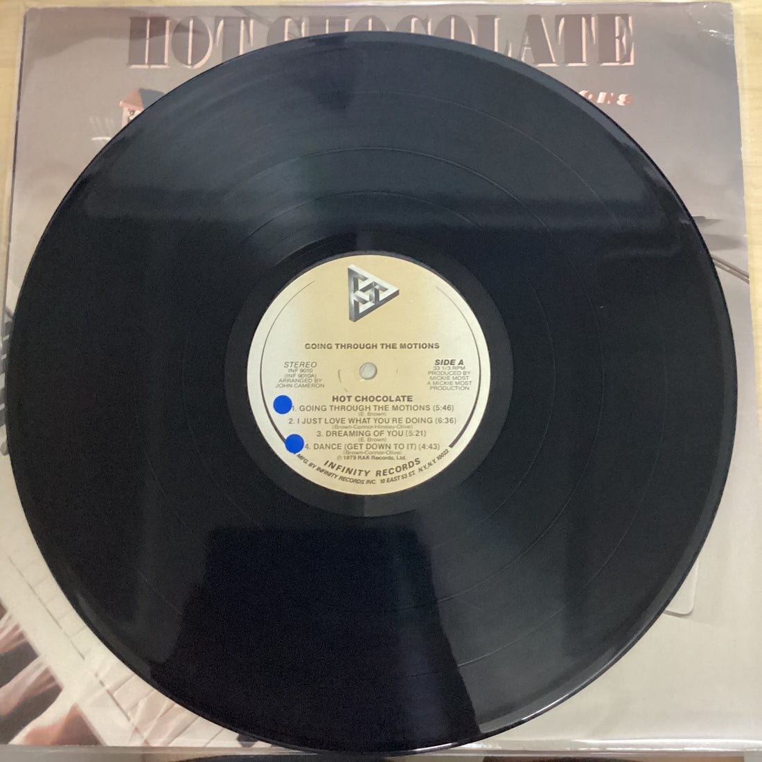 แผ่นเสียง Hot Chocolate - Going Through The Motions Vinyl VG+