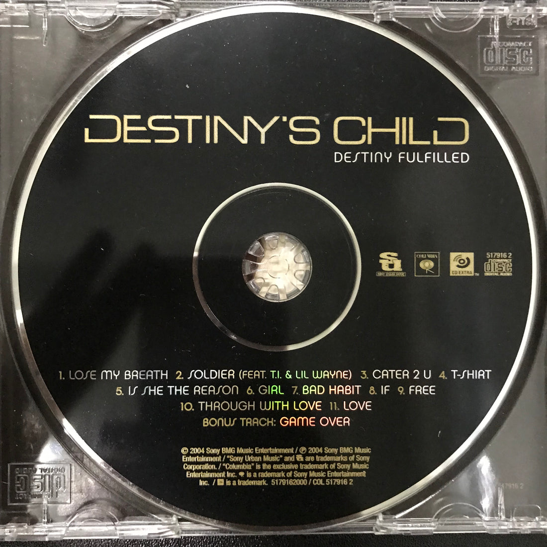 ซีดี Destiny's Child - Destiny Fulfilled CD VG+