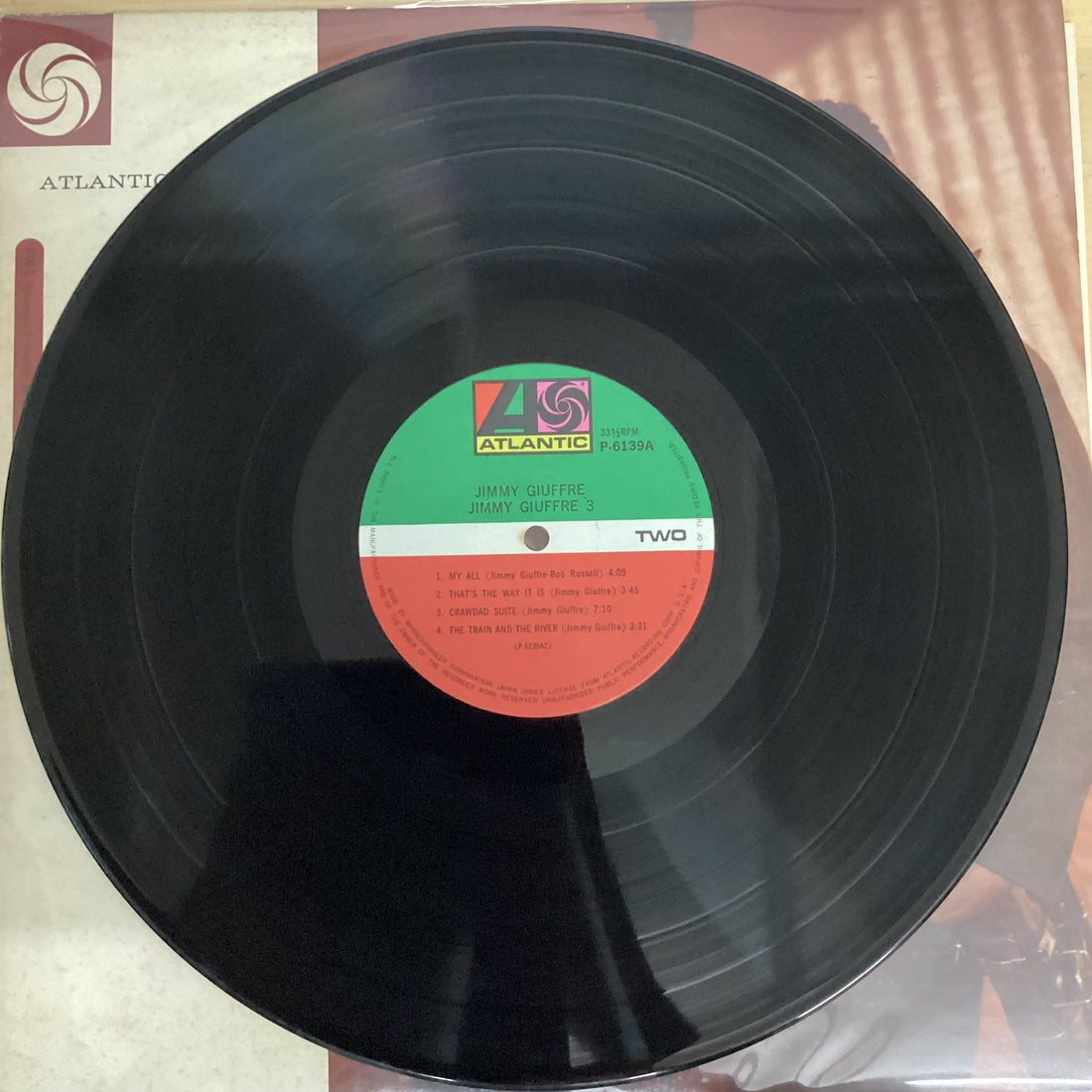 แผ่นเสียง The Jimmy Giuffre Trio - The Jimmy Giuffre 3 Vinyl VG+