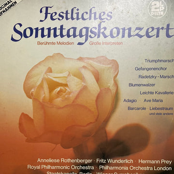 แผ่นเสียง Various - Festliches Sonntagskonzert (Berühmte Melodien - Große Interpreten) (Vinyl) (NM or M-)