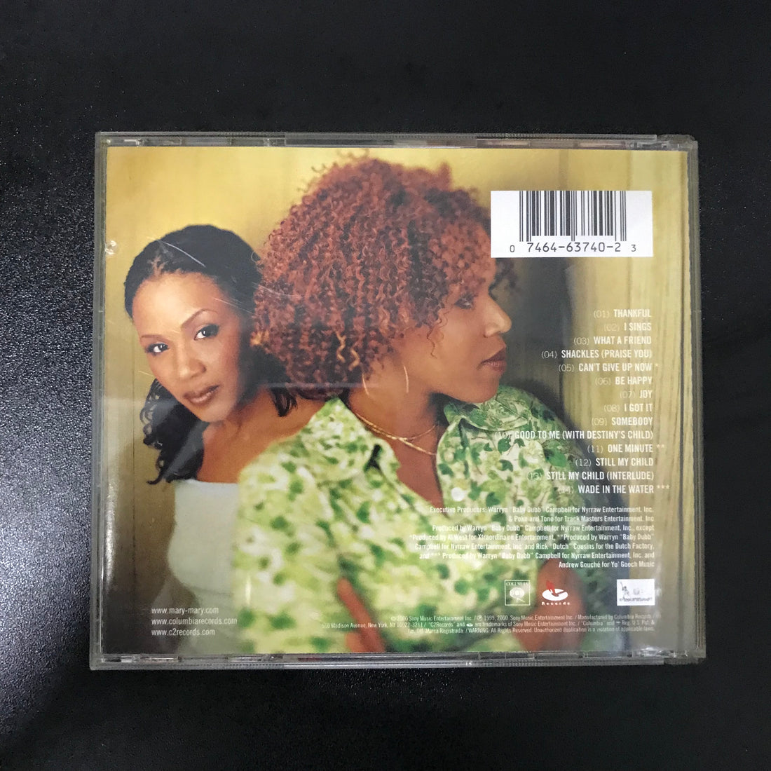 ซีดี Mary Mary - Thankful CD VG+