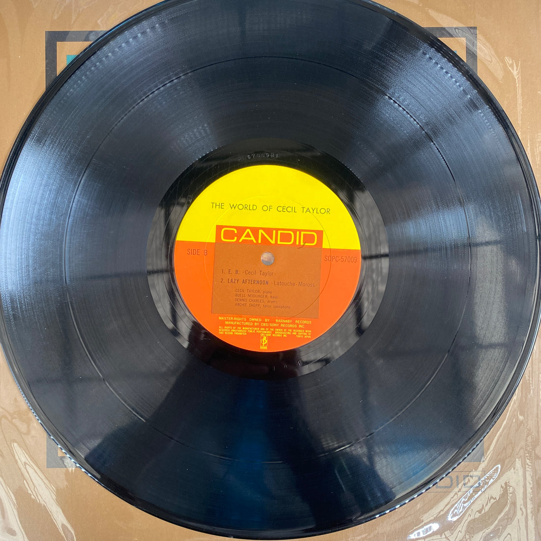 แผ่นเสียง Cecil Taylor - The World Of Cecil Taylor Vinyl VG+