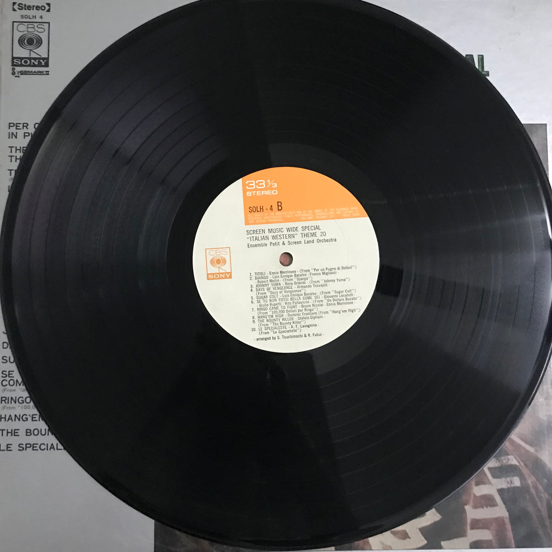 แผ่นเสียง Ensemble Petit & Screenland Orchestra - Screen Music Wide Special: Action Theme 20 "Italian Western" Theme 29 Vinyl VG+