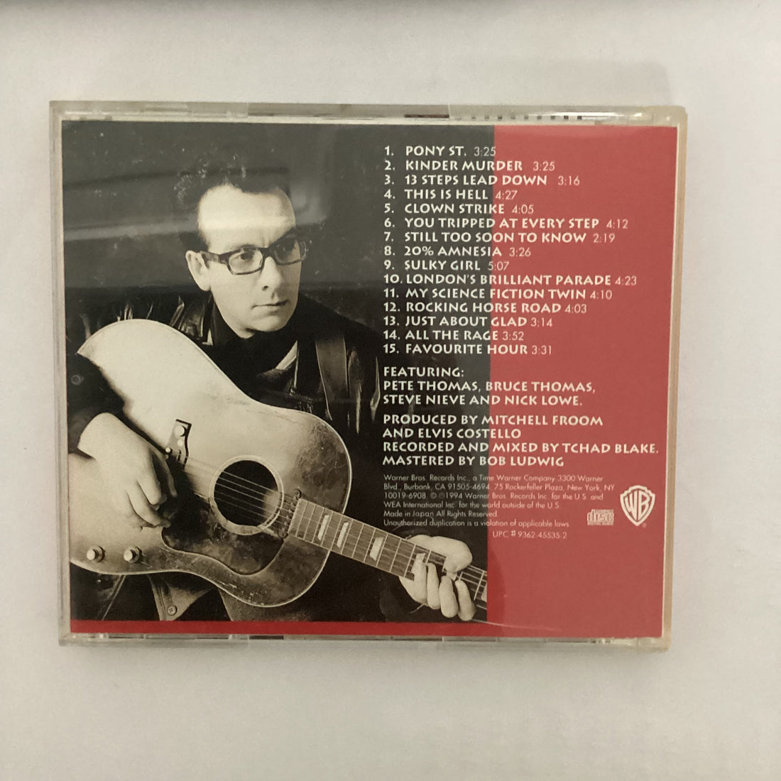 ซีดี Elvis Costello - Brutal Youth CD VG+