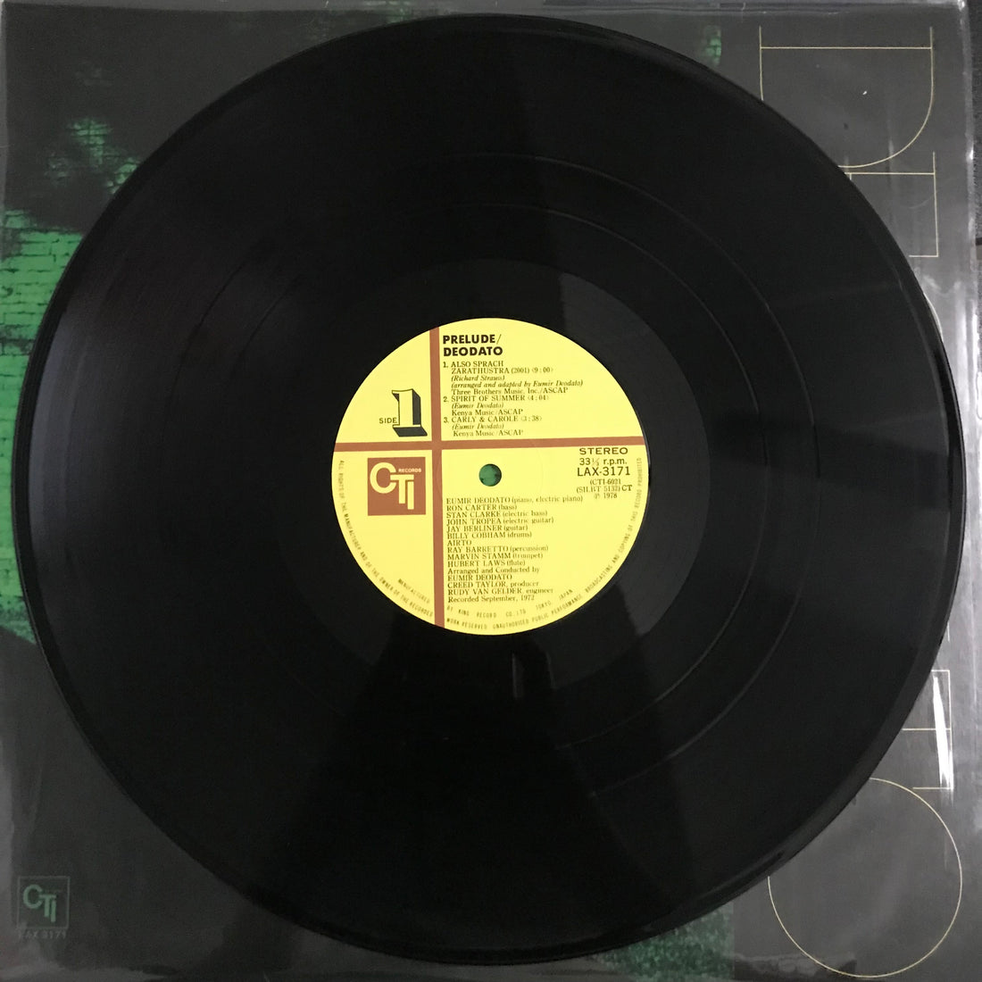 แผ่นเสียง Eumir Deodato - Prelude Vinyl VG+