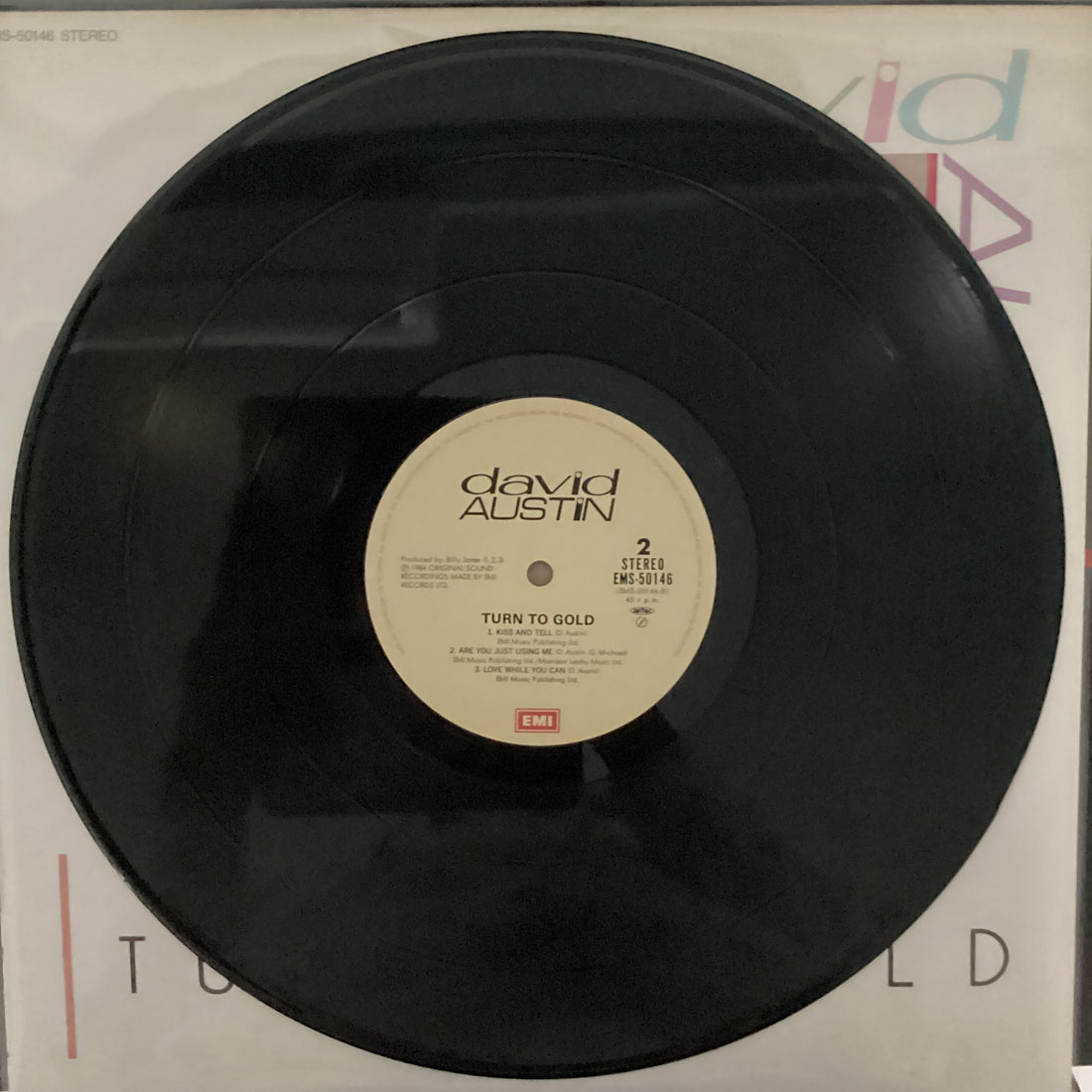 แผ่นเสียง David Austin - Turn To Gold Vinyl VG+
