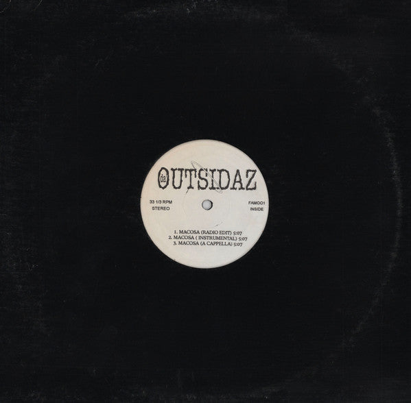 Outsidaz : Macosa / Do It With A Passion (12", Single, Promo)