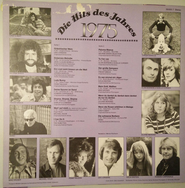 Various : Das Goldene Schlager-Archiv - Die Hits Des Jahres 1975 (LP, Comp)