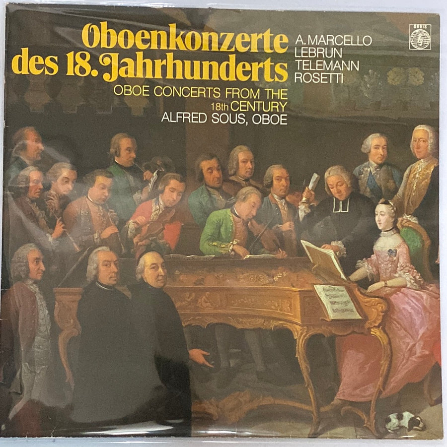 แผ่นเสียง Alessandro Marcello, Ludwig August Lebrun, Georg Philipp Telemann, Antonio Rosetti - Alfred Sous - Oboenkonzerte Des 18. Jahrhunderts = Oboe Concerts From The 18th Century (Vinyl) (VG+)