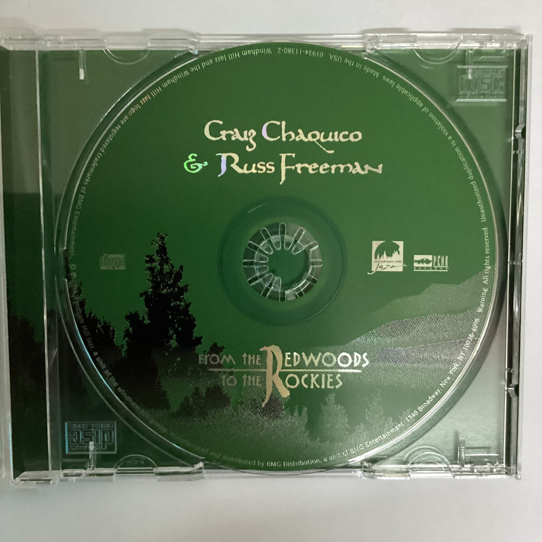 ซีดี Craig Chaquico, Russ Freeman - From The Redwoods To The Rockies CD NM or M-