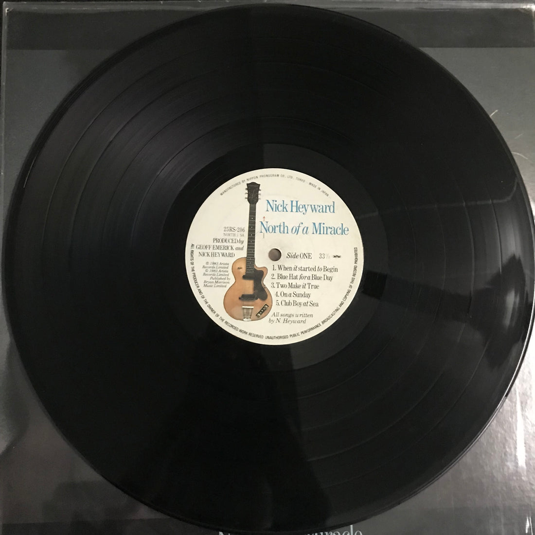 แผ่นเสียง Nick Heyward - North Of A Miracle Vinyl VG+