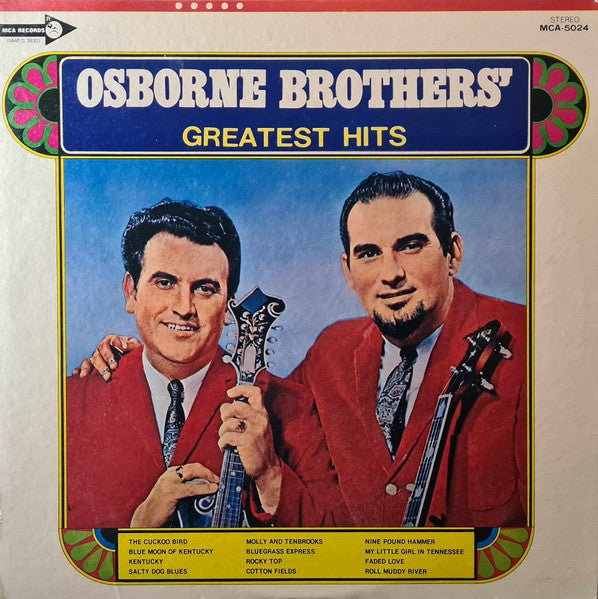 The Osborne Brothers : The Osborne Brothers' Greatest Hits (LP, Comp)