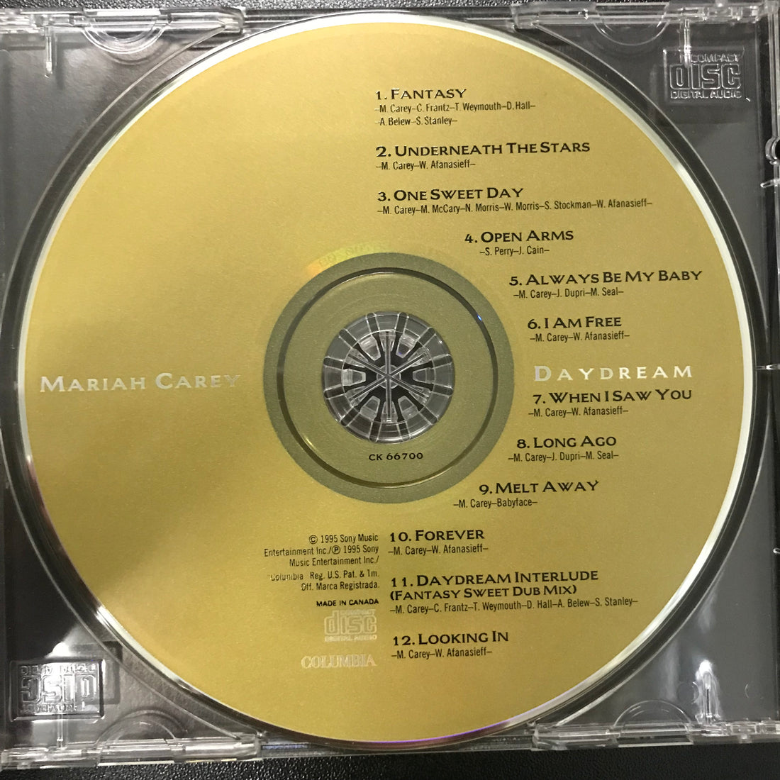 ซีดี Mariah Carey - Daydream CD VG+