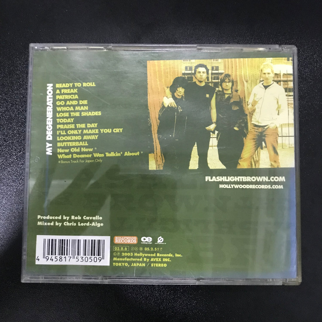 ซีดี Flashlight Brown - My Degeneration CD VG+