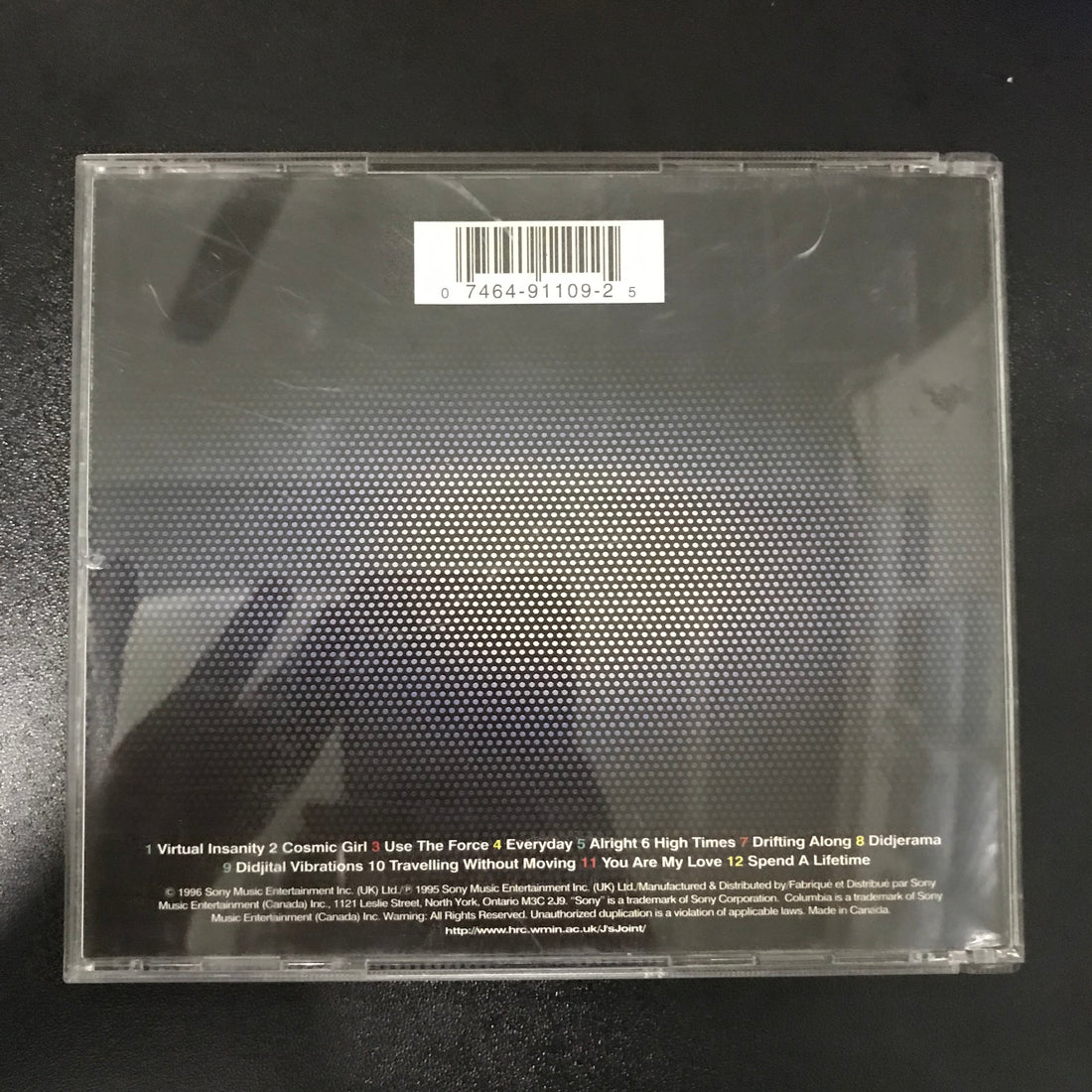 ซีดี Jamiroquai - Travelling Without Moving CD VG+