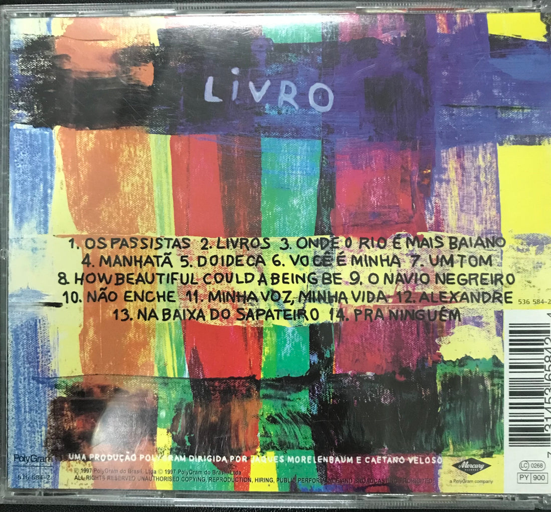 ซีดี Caetano Veloso - Livro CD VG+
