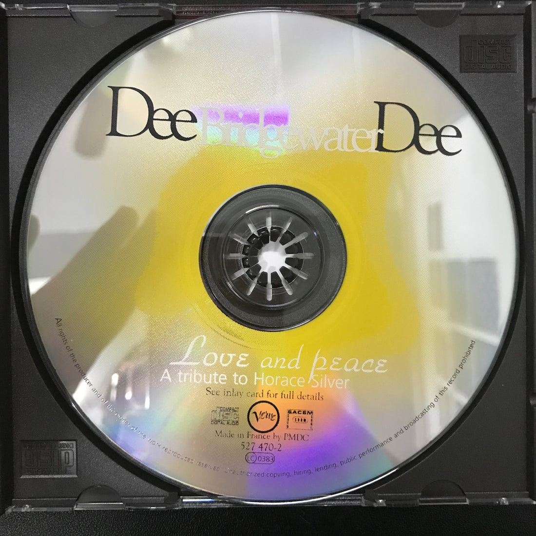 ซีดี Dee Dee Bridgewater - Love And Peace - A Tribute To Horace Silver CD VG+