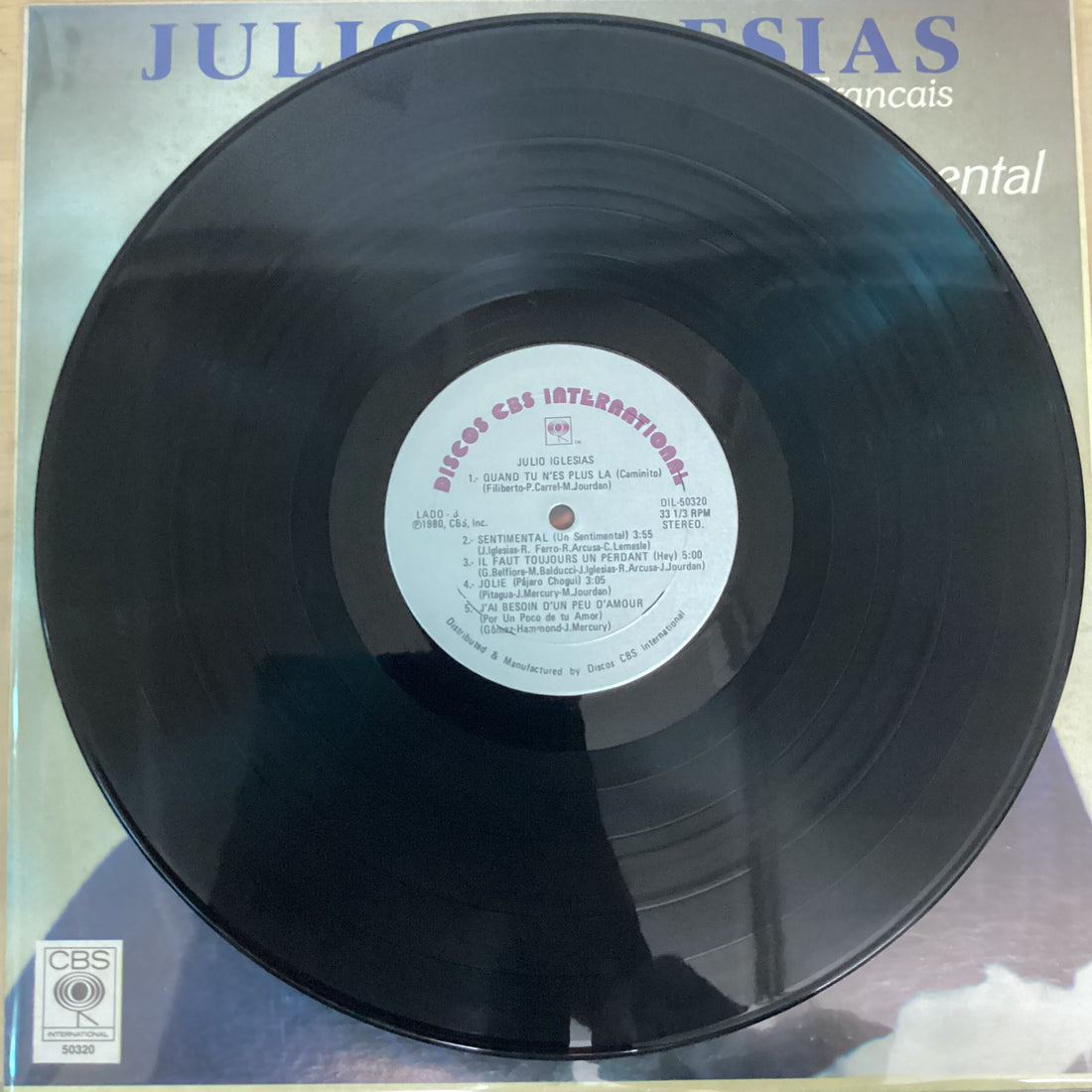 แผ่นเสียง Julio Iglesias - Sentimental Vinyl VG+