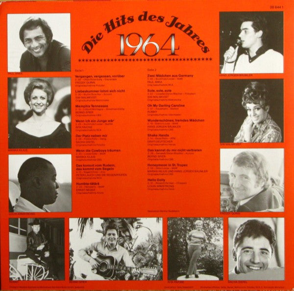 Various : Das Goldene Schlager-Archiv - Die Hits Des Jahres 1964 (LP, Comp)