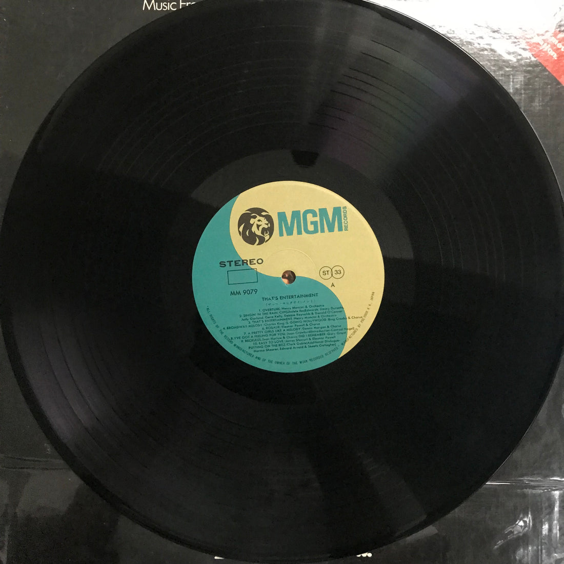 แผ่นเสียง Various - Music From The Original Motion Picture Soundtrack - That's Entertainment Vinyl VG+ 2LPs