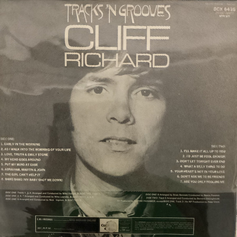 แผ่นเสียง Cliff Richard - Tracks 'N Grooves Vinyl VG+