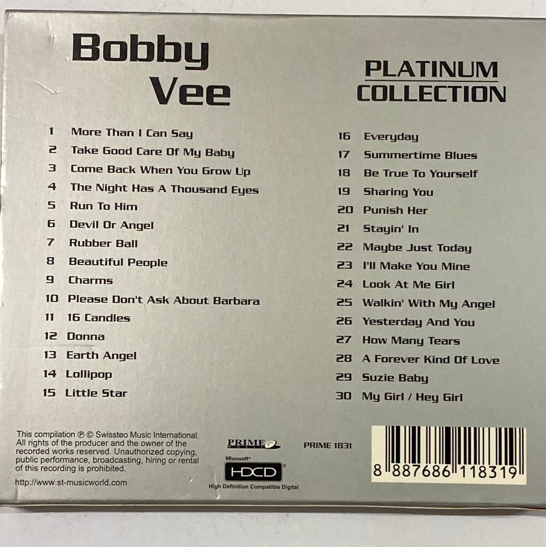 ซีดี Bobby Vee - Bobby Vee Platinum Collection (CD) (VG+)