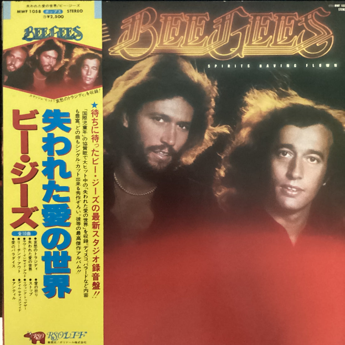 แผ่นเสียง Bee Gees - Spirits Having Flown Vinyl VG+