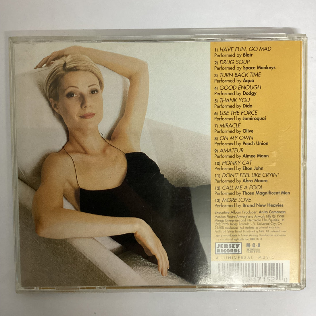 ซีดี Various - Sliding Doors Music From The Motion Picture CD VG+